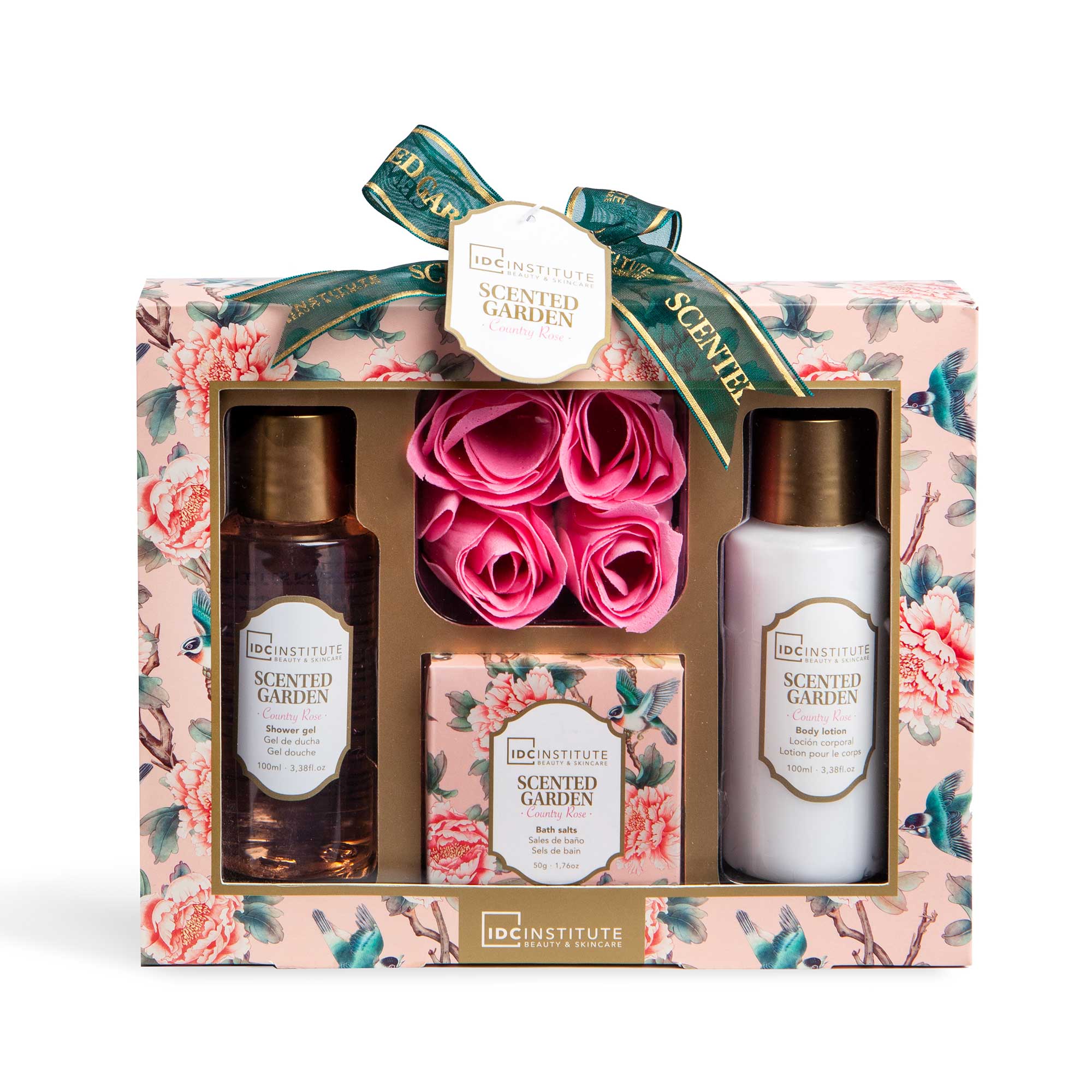 Set îngrijire pentru corp IDC Institute Scented Garden Bath Time Set
